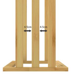 Goleto Stojanový držák na ručníky 46 x 24 x 84 cm | bambus