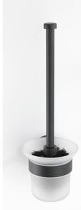 WENKO 24243100-WC štětka BOSIO BLACK 10x35 cm nerez/stříbrná/satin