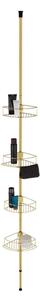 WENKO 24569100-Rohová police DOLCEDO 31x275 cm zlatá