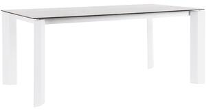 Bizzotto Bílý keramický zahradní stůl Otavio 180 x 95 cm