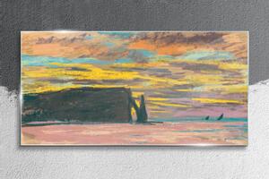 Obraz na skle Obraz na skle Západ slunce Claude Monet