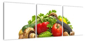 Směs zeleniny, obraz (90x30cm)