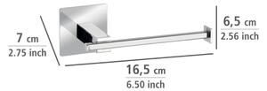 WENKO 23859800 - Držák toaletního papíru TURBO-LOC QUADRO ED 16,5x6,5 cm nerez