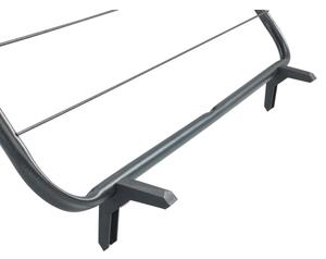 WENKO 63003100 - Sušák na prádlo CHAMPION 65x114 cm černá
