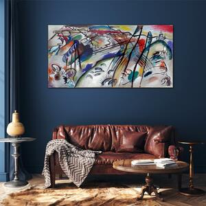 Obraz na skle Obraz na skle Kandinsky abstrakce