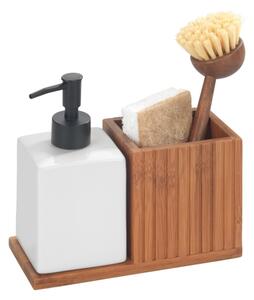 WENKO 54944100 - Dávkovač mýdla MERA 18,5x17 cm hnědá