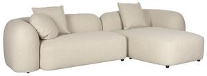 Housecraft Living Béžová čalouněná rohová pohovka Perry 288 cm, pravá