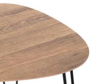 Přístavný stolek BRISA 1 přírodní/černá