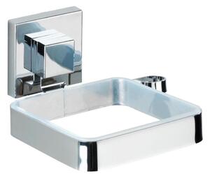WENKO 22682100 -Držák fénu VACUUM-LOC QUADRO ED 13,5x14 cm stříbrná/chrom