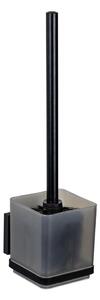 WENKO 71450800 - WC set VACUUM-LOC QUADRO ED 9,5x37 cm černá