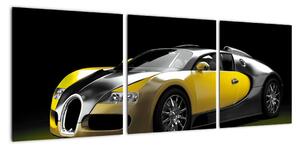 Sportovní auto, obraz na zeď (90x30cm)
