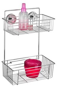 WENKO 20889100-Regál VACUUM-LOC RUND STAH 26x38 cm lesk. chrom