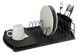WENKO 54767100 - Odkapávač BASIC 47,5x26,5 cm černá