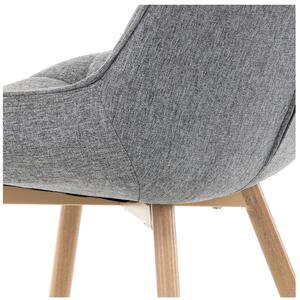Jídelní židle JESSICA šedá/přírodní