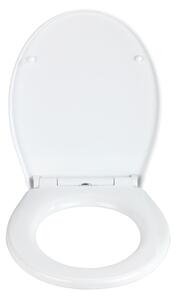 WENKO 24516100-WC sedátko 300/350 KG WC-SITZE 37x44,5 cm bílá/stříbrná