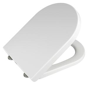 WENKO 18396100-WC sedátko PALMA 46,5x35,7 cm bílá/stříbrná