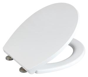 WENKO 24516100-WC sedátko 300/350 KG WC-SITZE 37x44,5 cm bílá/stříbrná