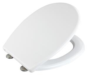 WENKO 24571100-WC sedátko VORNO NEO 46x37 cm bílá/stříbrná