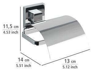 WENKO 22696100-Držák toal. papíru VACUUM-LOC QUADRO ED 13x14 cm lesklý chrom