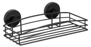 WENKO 24732100-Polička VACUUM-LOC RUND SCHW 26x14 cm černá
