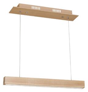 Závěsné LED svítidlo Timber, 1x LED 12w, 3000k, dřevo