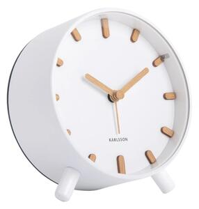 Designový budík 5943WH Karlsson 11cm