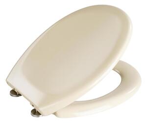 WENKO 18760100-WC sedátko OTTANA 37,5x44,5 cm béžová/stříbrná