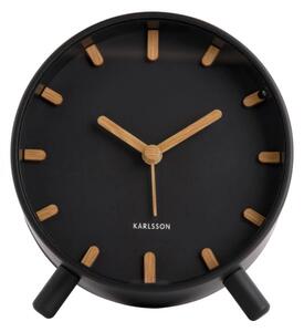 Designový budík 5943BK Karlsson 11cm