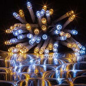Goleto Vánoční LED závěs 3x6 m | studená + teplá bílá 600 LED