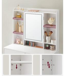 Kosmetický stolek - Toaletní stolek - Stolek na líčení - Moderní bílý design