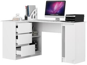 Moderní psací stůl SCYL155L, bílý