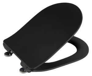 WENKO 23827100-WC sedátko SEDILO 45,2x36,2 cm černá/stříbrná
