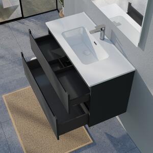 Toaletní stolek VIREO 100 cm s umyvadlem bílý - možnost volby barvy