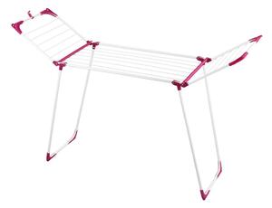 WENKO 3774021100 - Sušák prádla SUMMER DRY 153x76 cm bílá/růžová