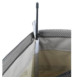 WENKO 3450117100 - Koš na prádlo CORNO 18,5x60 cm béžová/černá