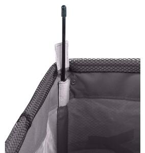 WENKO 3450112100 - Koš na prádlo QUADRO 40x60 cm šedá/černá