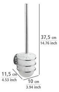 WENKO 18768100-WC set TURBO-LOC RUND STAHL 10x37,5 cm lesk. chrom/bílá