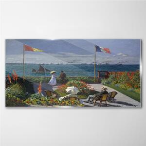 Obraz na skle Obraz na skle Zahradní příroda Art Monet