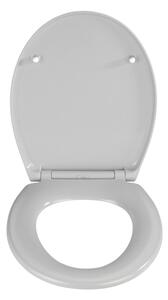 WENKO 22402100-WC sedátko SAMOS 44,5x37,5 cm šedá/stříbrná