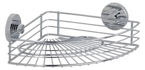 WENKO 20887100-Polička VACUUM-LOC RUND STAH 31x22,5 cm lesk. chrom