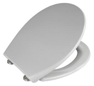 WENKO 22402100-WC sedátko SAMOS 44,5x37,5 cm šedá/stříbrná