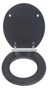 WENKO 25218100-WC sedátko MORRA 35x42 cm antracit/stříbrná
