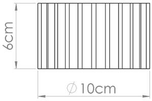 Sollux SL.1827 - Bodové svítidlo AURA 1xGX53/10W/230V 6 cm růžová