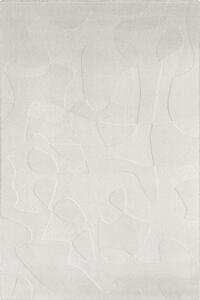 Kusový koberec vlněný Agnella Morphic Botanica světle šedý Rozměr: 133x195 cm