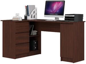 Moderní psací stůl SCYL155L, wenge