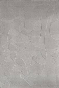 Kusový koberec vlněný Agnella Morphic Botanica šedý Rozměr: 133x195 cm