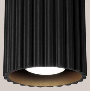 Sollux SL.1784 - Bodové svítidlo AURA 1xGU10/10W/230V 10 cm černá