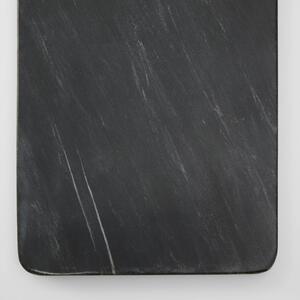 Černé mramorové servírovací prkénko Kave Home Johana 38 x 15 cm