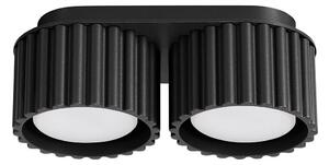 Sollux SL.1788 - Bodové svítidlo AURA 2xGX53/10W/230V černá
