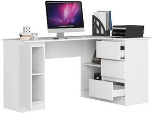 Moderní psací stůl SCYL155P, bílý